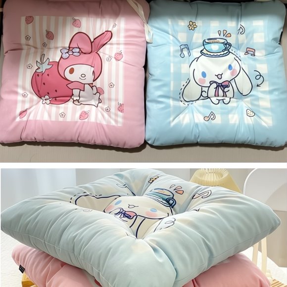 Cinnamoroll Cartoon Printed Cotton Chair Cushion Sofa  Back Support - Picture 3 of 4